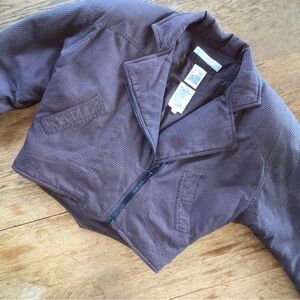 Anne Pinkerton VINTAGE Cotton/Silk Brown Houndstooth Jacket Lined in Silk